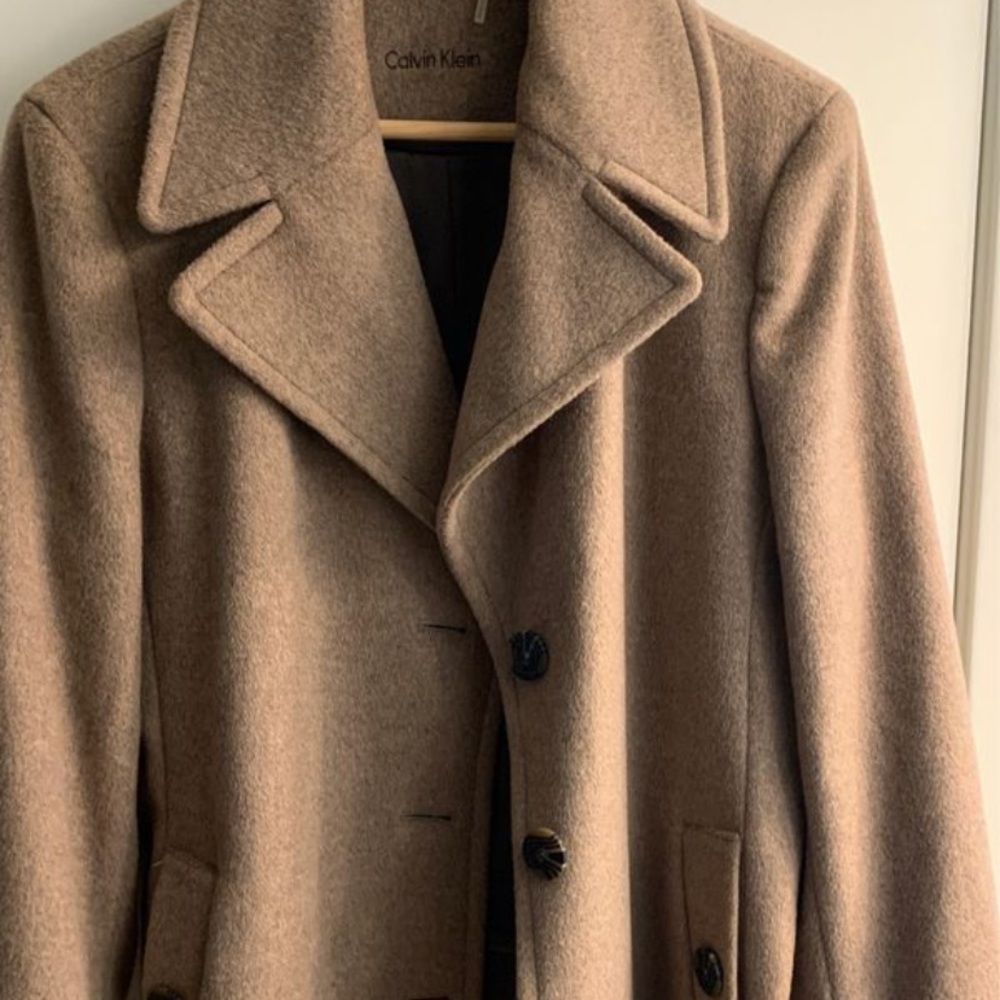 Like New!! Calvin Klein Wool Coat!! Must sell!